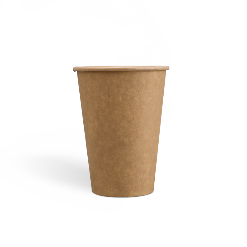 7.5oz طلاء البولي ايثيلين جدار واحد كرافت أكواب القهوة